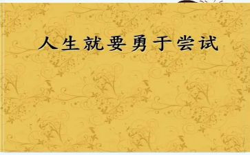 尝试的作文800字5篇