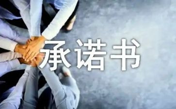 个人向单位承诺书范文7篇