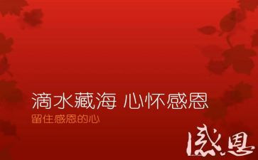 中文感恩演讲稿6篇
