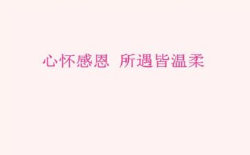 关于感恩词的演讲稿5篇