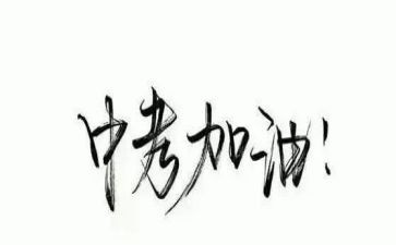 中考励志的作文参考6篇